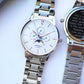 Men's Architect Apollo White Moonphase Watch