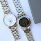 Men's Architect Apollo White Moonphase Watch