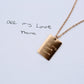 Rectangle Pendant Dazzle Necklace - Silver, Gold or Rose Gold