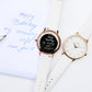 Women's Architēct Blanc Watch with White Leather Strap