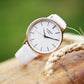 Women's Architēct Blanc Watch with White Leather Strap