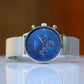 Men's Architect Motivator Watch in Deep Space Blue with Silver Mesh Strap