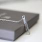 Vertical Bar Necklace - Silver, Gold, Rose Gold