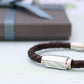 Men's Twisted Genuine Leather Bracelet