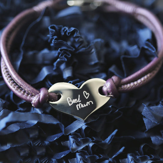 Hearts Forever Leather Bracelet