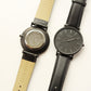 Men's Black Watch with Jet Black Genuine Leather Strap