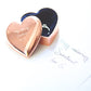 Rose Gold Heart Trinket Box