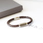 Men's Twisted Genuine Leather Bracelet