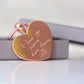 Hearts Forever Keyring With Handwriting Engraving